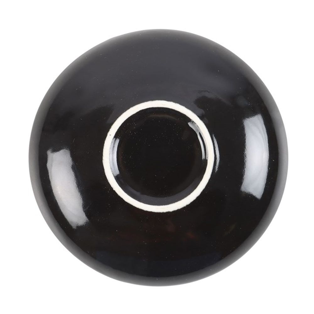 Eleanoras Black Talking Board Round Trinket Dish Jewellery Storage
