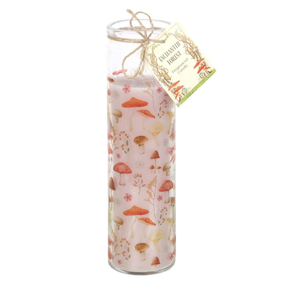 Eleanoras Mushroom Print Enchanted Forest Tube Candle Candles