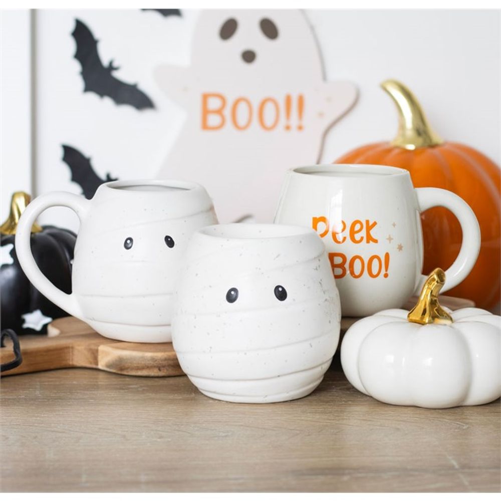 Eleanoras Peekaboo Ghost Rounded Mug Mugs