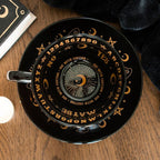 Eleanoras BLACK TALKING BOARD TEACUP & SAUCER Drinkware