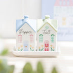 Eleanoras PASTEL HOUSE SALT AND PEPPER SHAKERS 