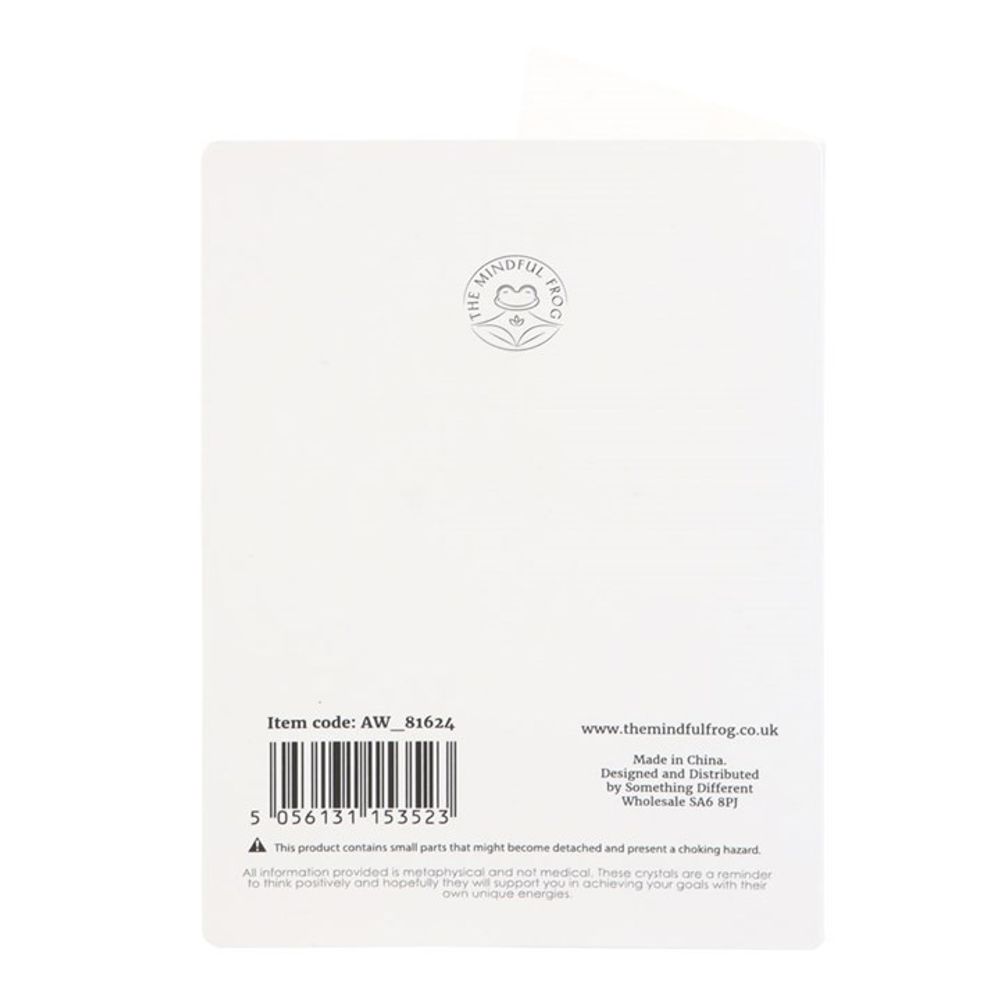 Eleanoras Out Of This World Tigers Eye Crystal Moon Greeting Card Crystals