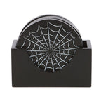 Eleanoras Black Spiderweb Coaster Set Placemats & Coasters