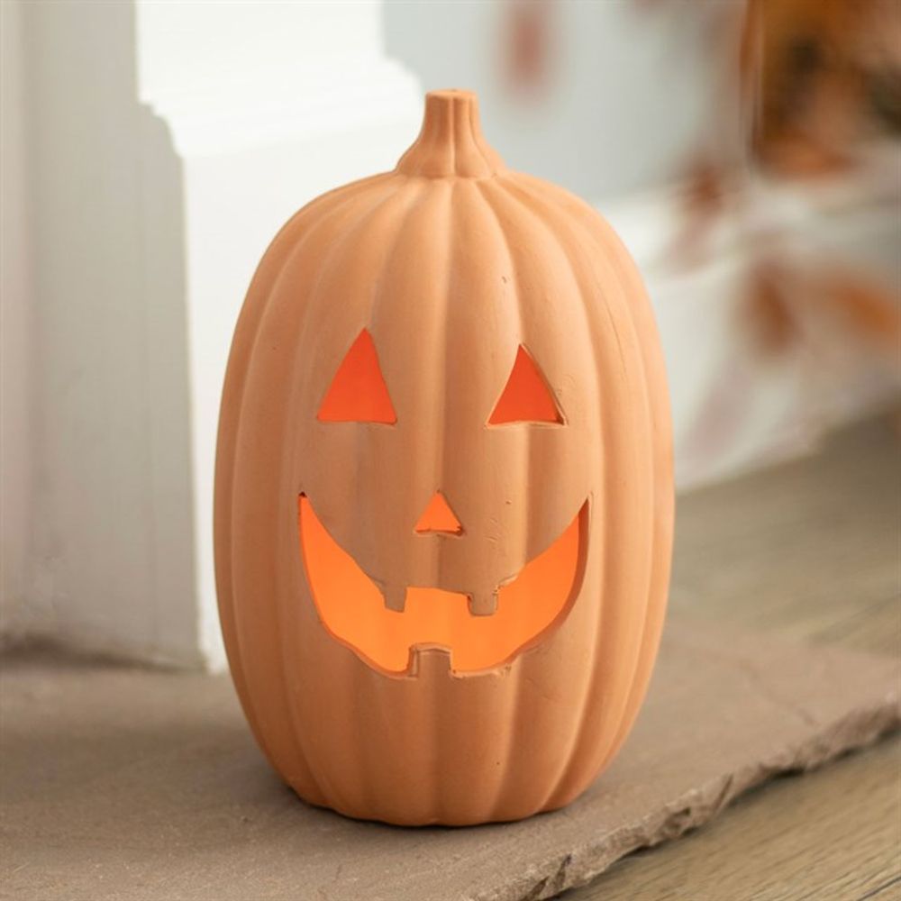 Eleanoras Terracotta Pumpkin Ornament 23cm 