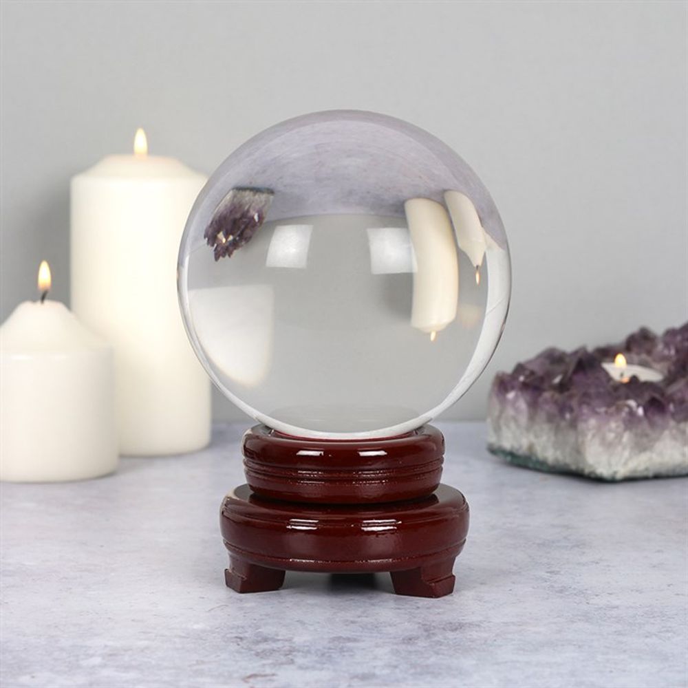 Eleanoras Crystal Ball With Stand 13cm Crystal Balls