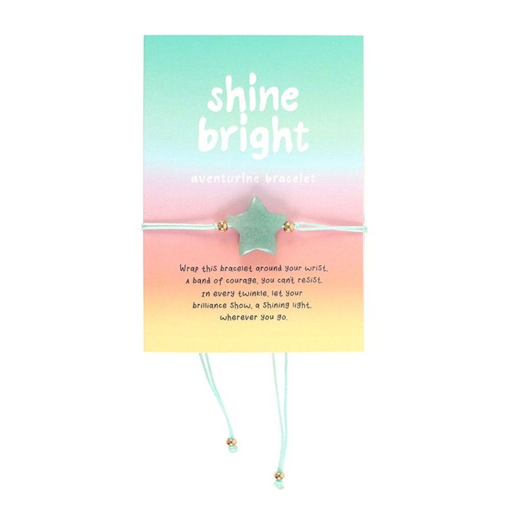 Eleanoras Shine Bright Adventurine Crystal Star Bracelet Jewellery