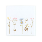 Eleanoras FLORAL GLASS COASTER SET Placemats & Coasters