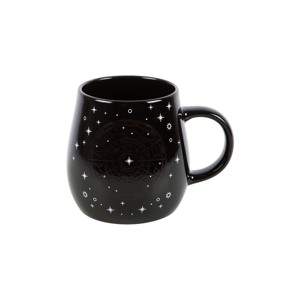 Eleanoras Astrology Wheel Heat Change Mug Mugs
