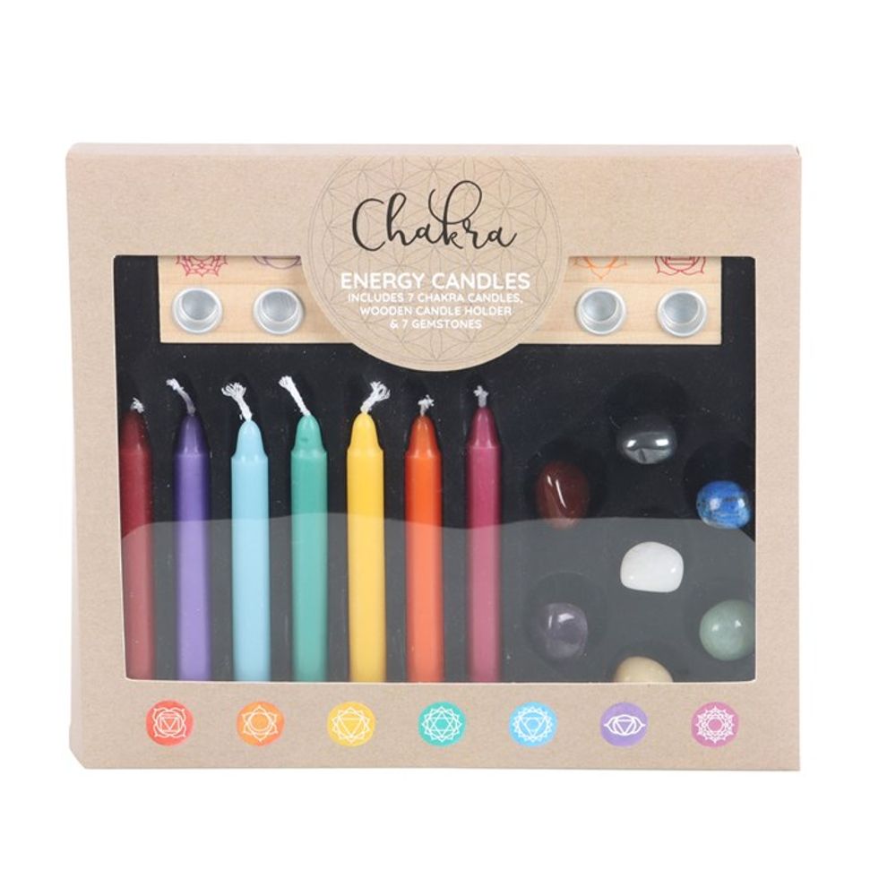 Eleanoras Chakra Energy Candle & Crystal Gift Set Candles