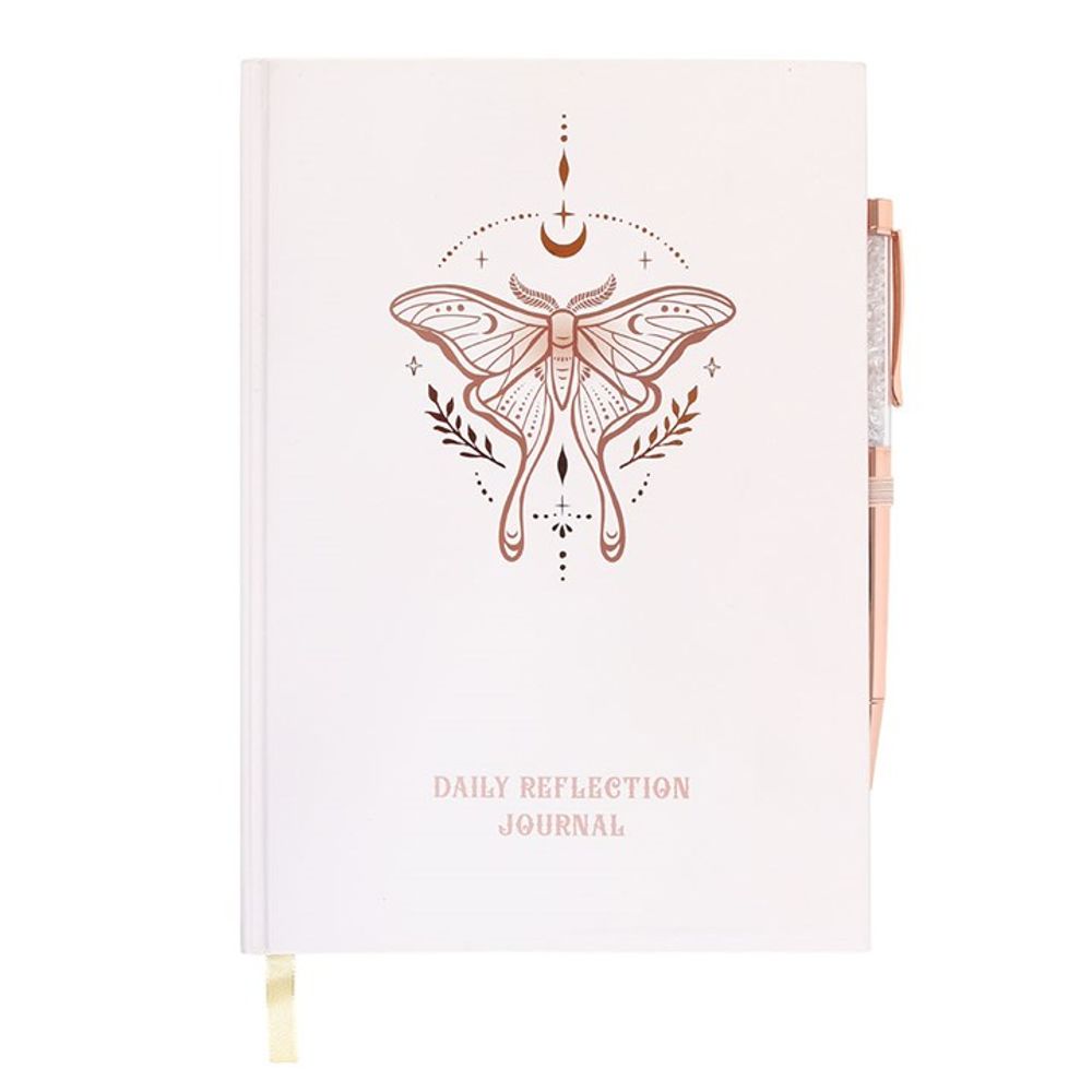 Eleanoras Luna Moth Daily Reflection Journal Notebooks & Journals