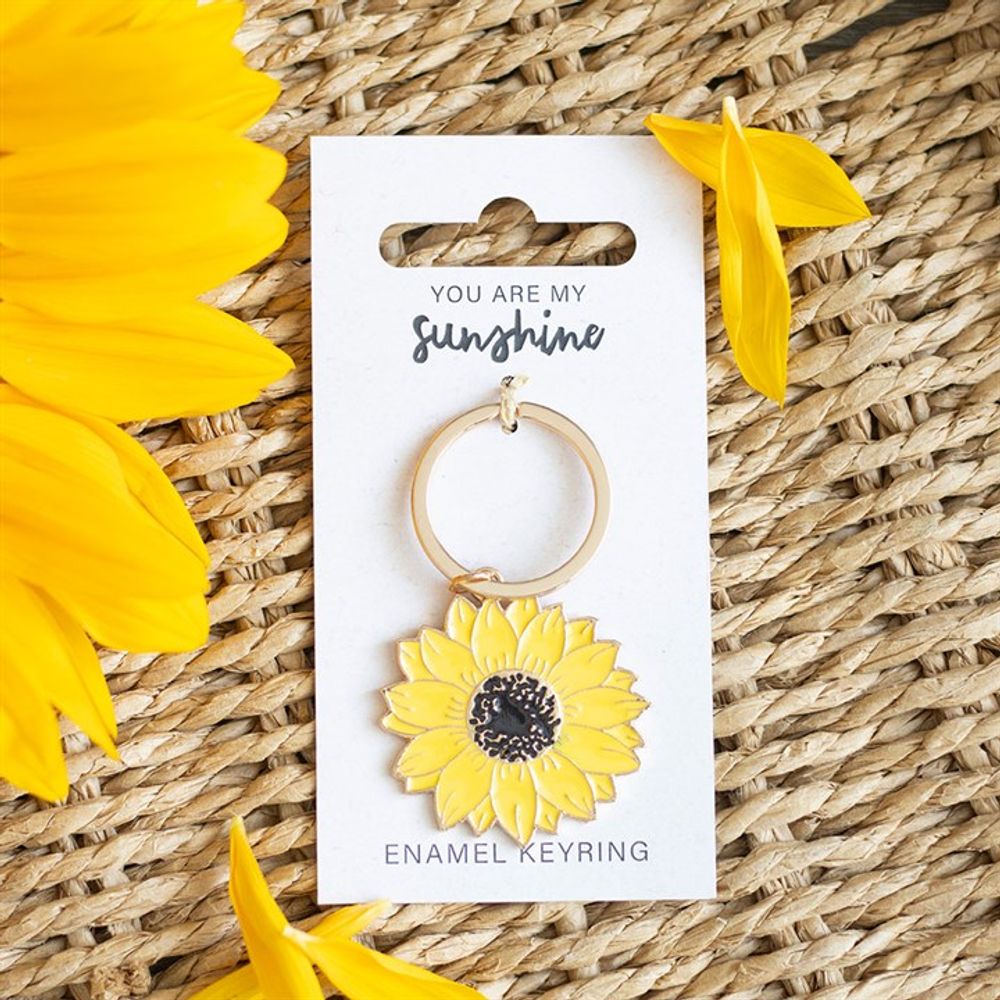 Eleanoras You Are My Sunshine Sunflower Keyring Keyrings