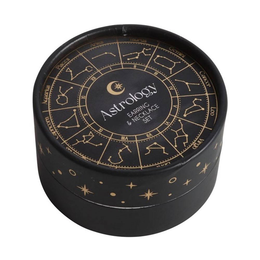 Eleanoras Astrology Wheel Earring & Necklace Set Jewellery