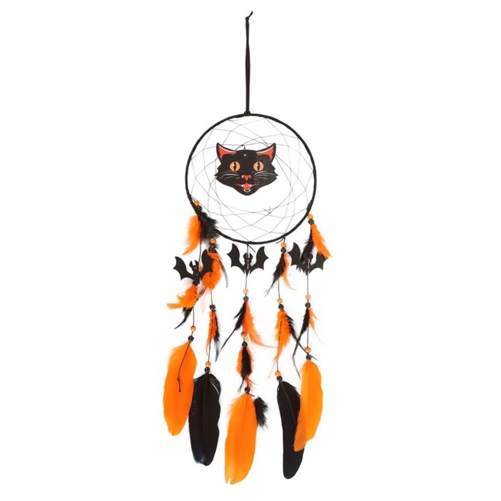 Eleanoras Black Cat Halloween Dreamcatcher Dreamcatchers