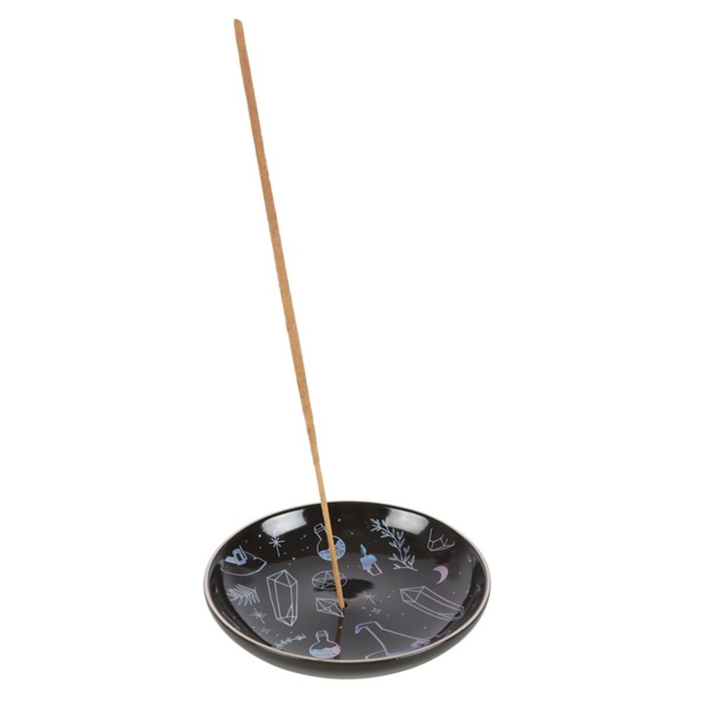 Eleanoras Crystal Witch Incense Holder Plate Incense Holders