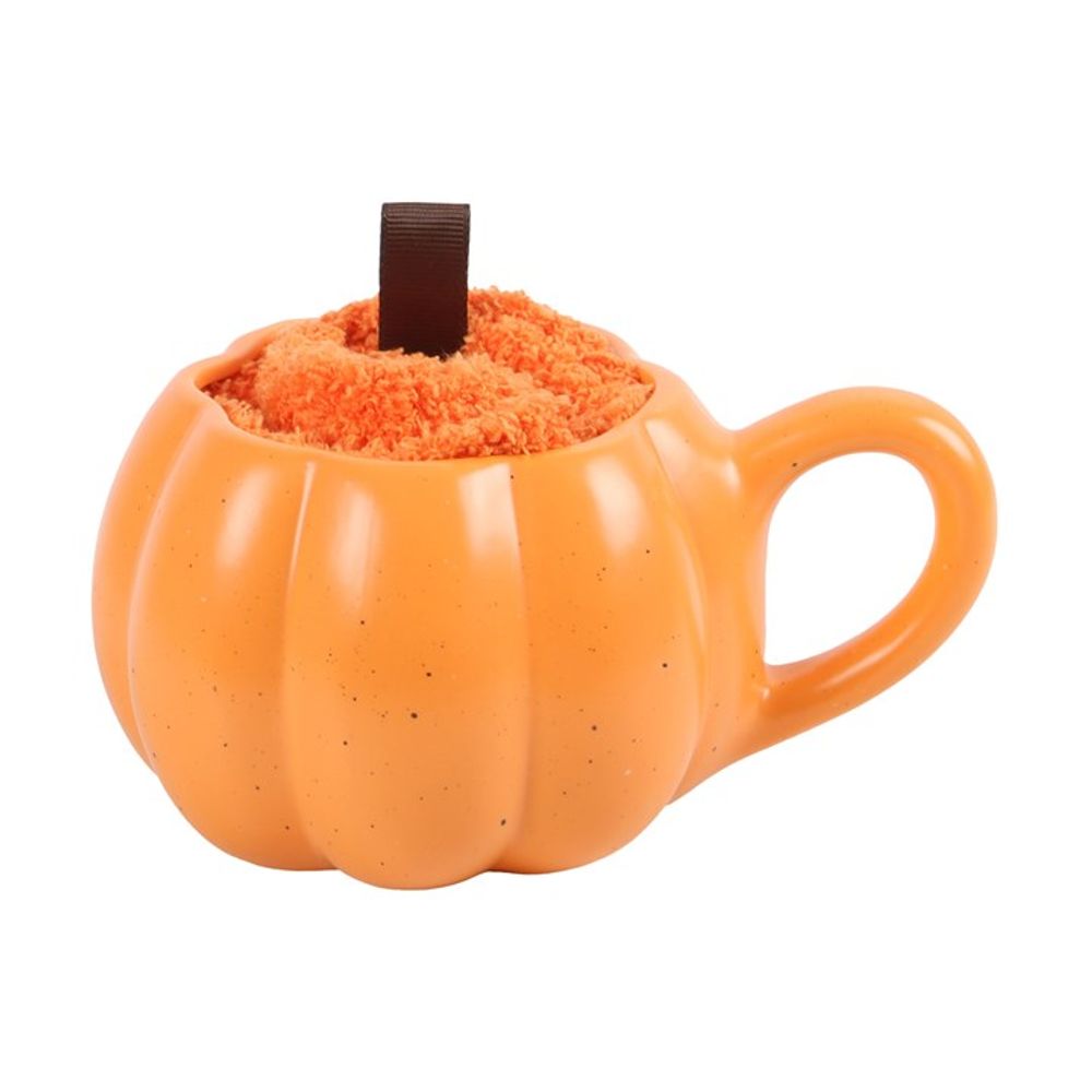 Eleanoras Pumpkin Shaped Mug & Socks Set Mugs