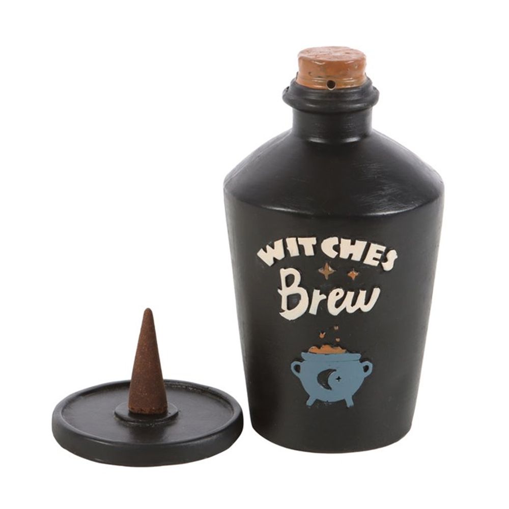 Eleanoras WITCHES BREW POTION BOTTLE INCENSE CONE BURNER Incense Holders