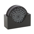 Eleanoras Black Spiderweb Coaster Set Placemats & Coasters