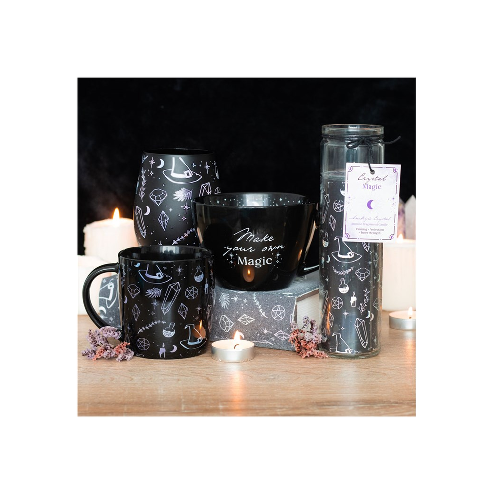 Eleanoras Crystal Witch Print Stemless Glass Glassware