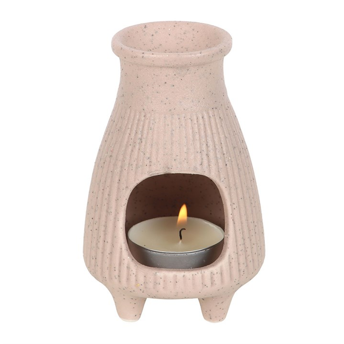Eleanoras Griege Ribbed Palo Santo Brick Burner 