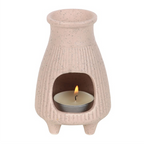 Eleanoras Griege Ribbed Palo Santo Brick Burner 