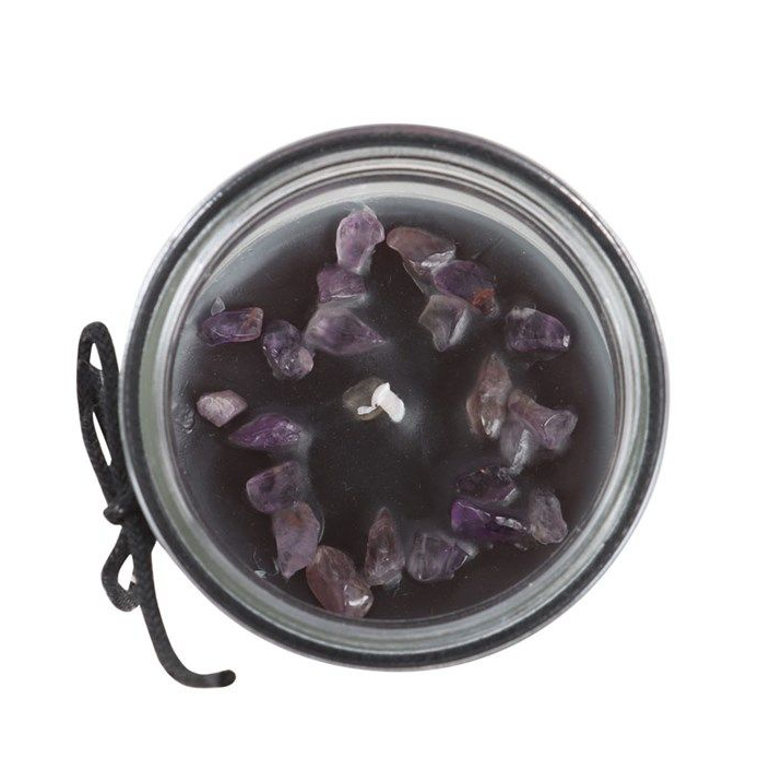Eleanoras Crystal Witch Jasmine Tube Candle With Amethyst Chips Candles