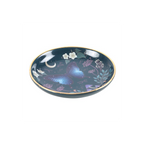 Eleanoras Midnight Moth Round Trinket Dish Jewellery Storage