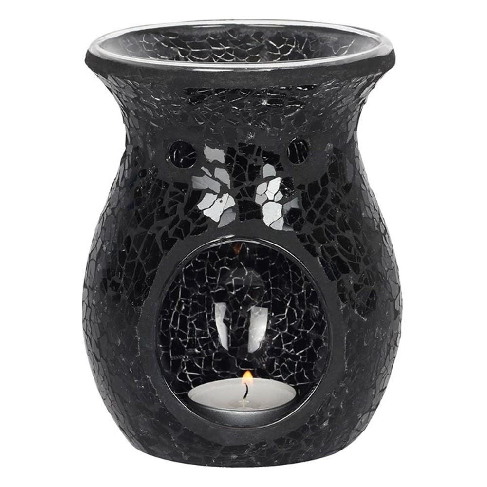 Eleanoras BLACK CRACKLE OIL BURNER LARGE Oil Burners