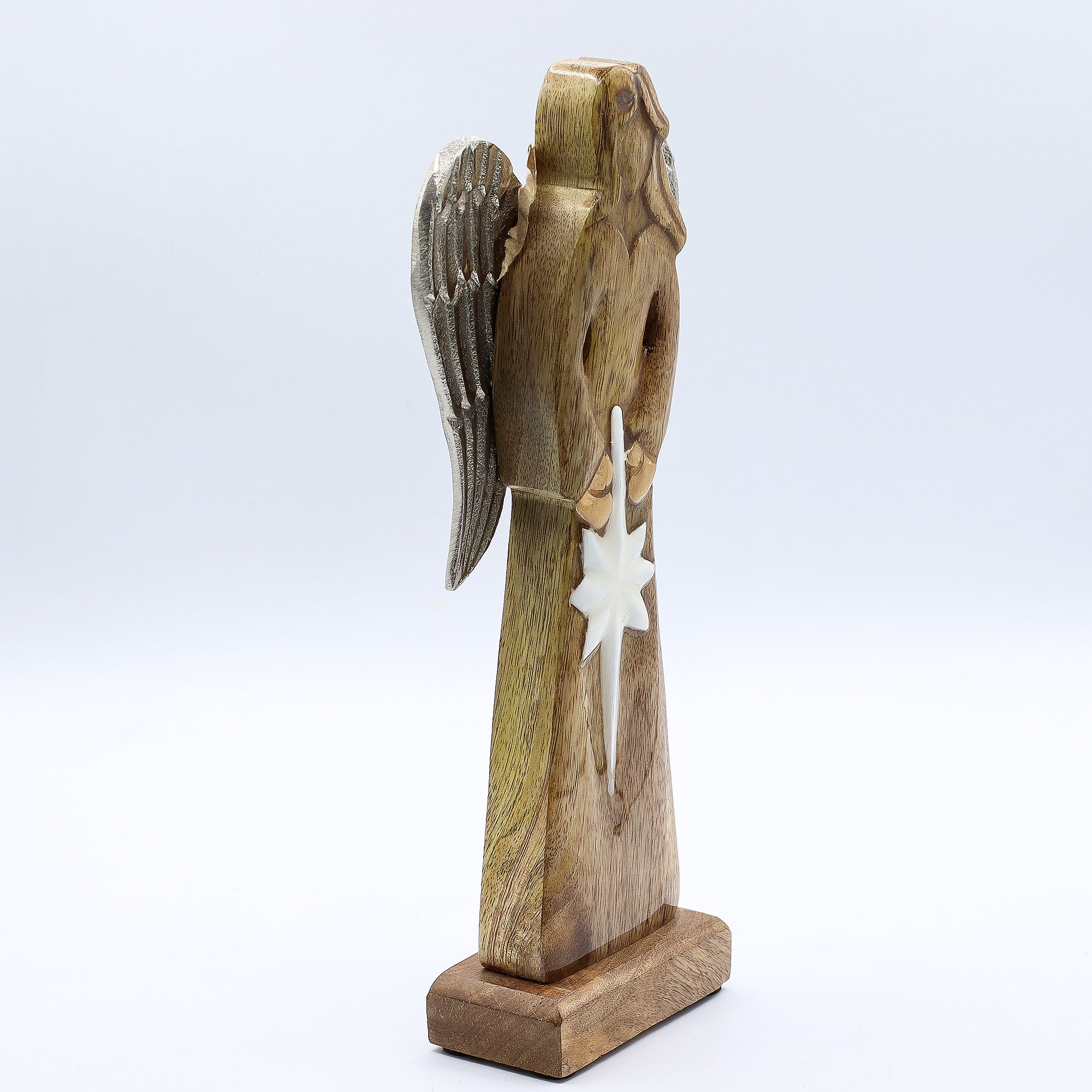 Peace Angel Metal Wings & Enamel Detail