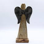 Peace Angel Metal Wings & Enamel Detail