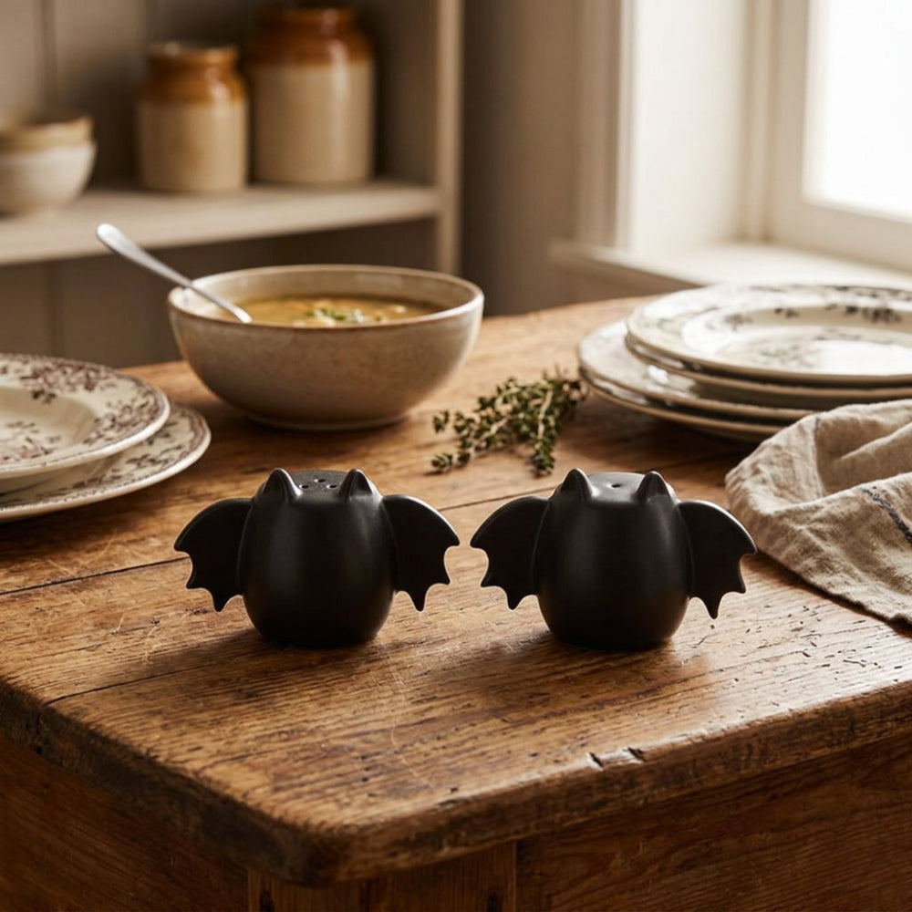 Eleanoras Bat Wing Salt & Pepper Shakers Condiment Sets