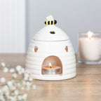 Eleanoras White Beehive Oil Burner Oil Burners