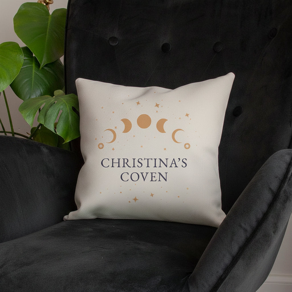 CELESTIAL MOON PHASE PERSONALISED CUSHION COVER Cushion Covers