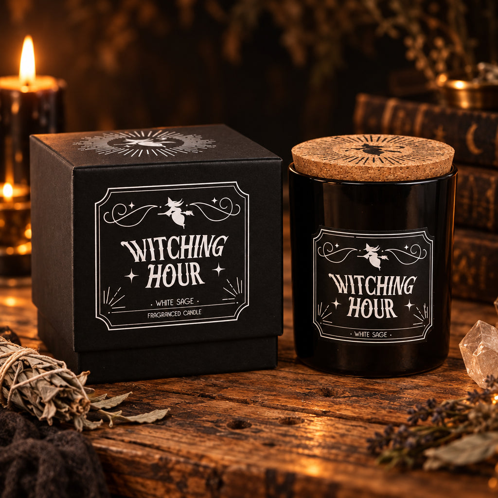 Eleanoras Witching Hour White Sage Candle Candles