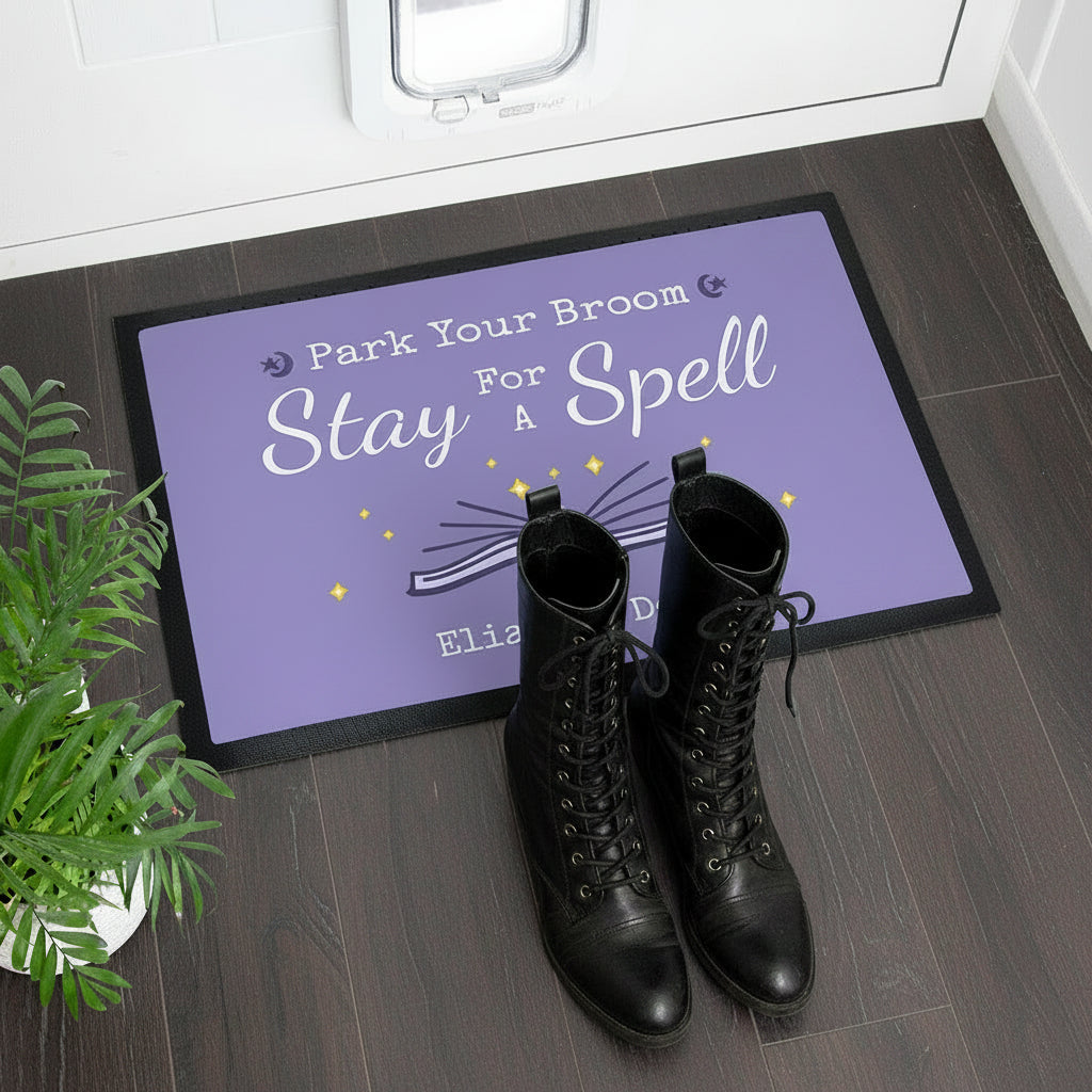 Eleanoras Park Your Broom Indoor Doormat Doormats
