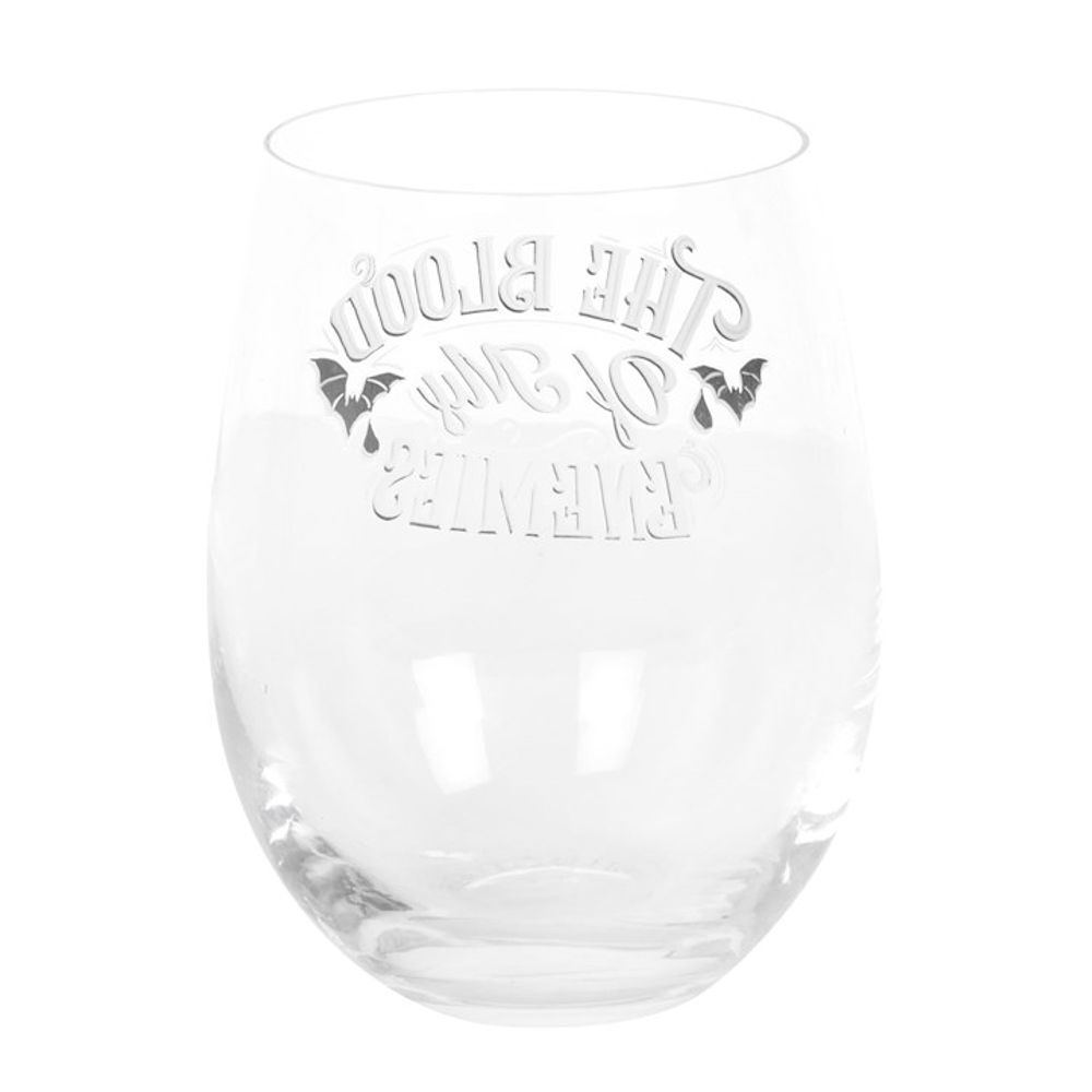 Eleanoras Blood Of My Enemies Stemless Wine Glass Glassware