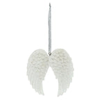 Eleanoras Double Glitter Angel Wing Hanging Decoration 
