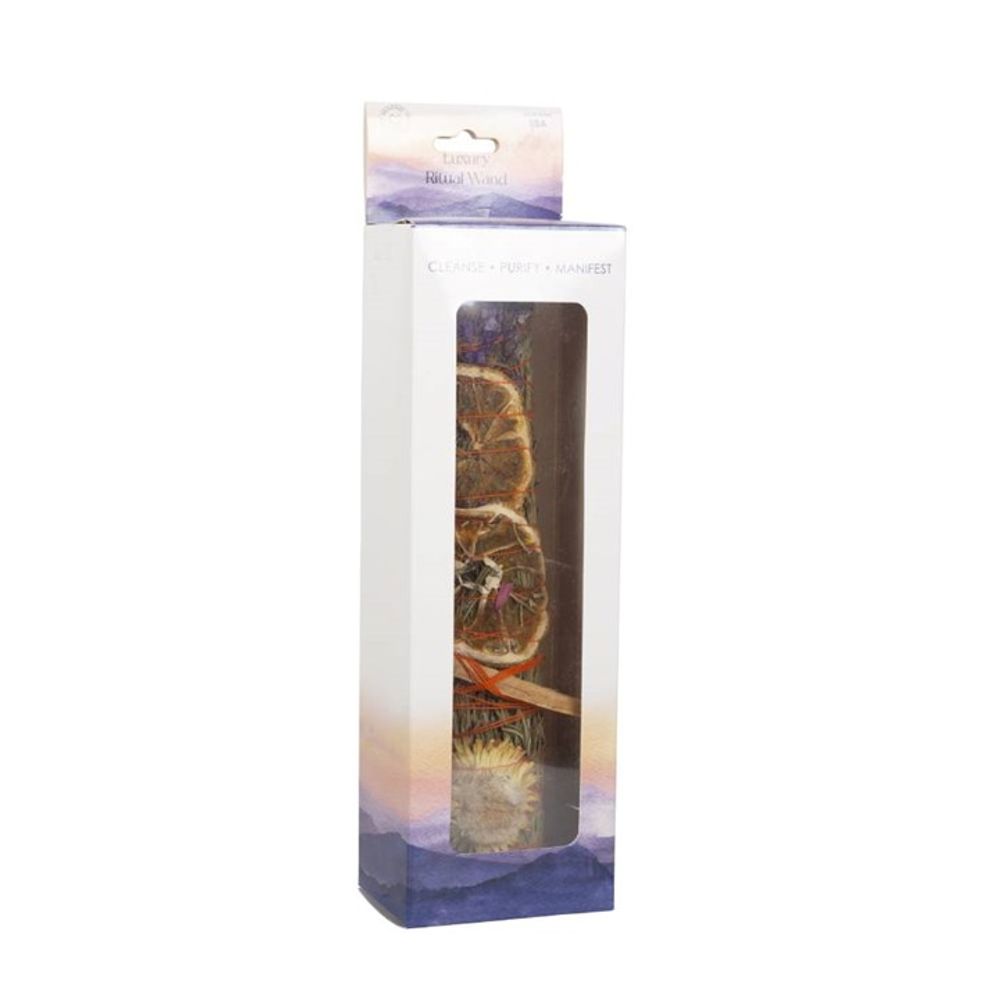 Eleanoras Rosemary, Lavender & Orange Wand Smudge Stick Smudge Sticks