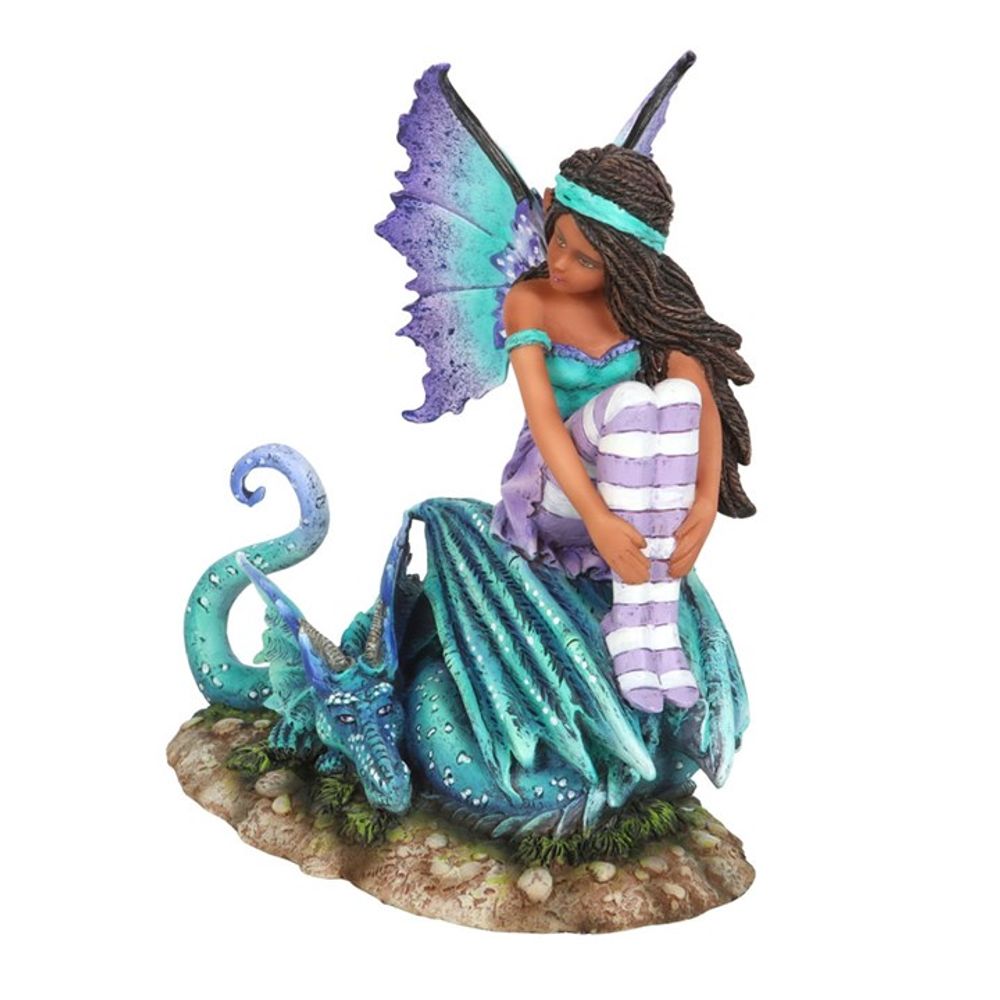 Eleanoras DRAGON PERCH FAIRY FIGURINE Figurines & Sculptures