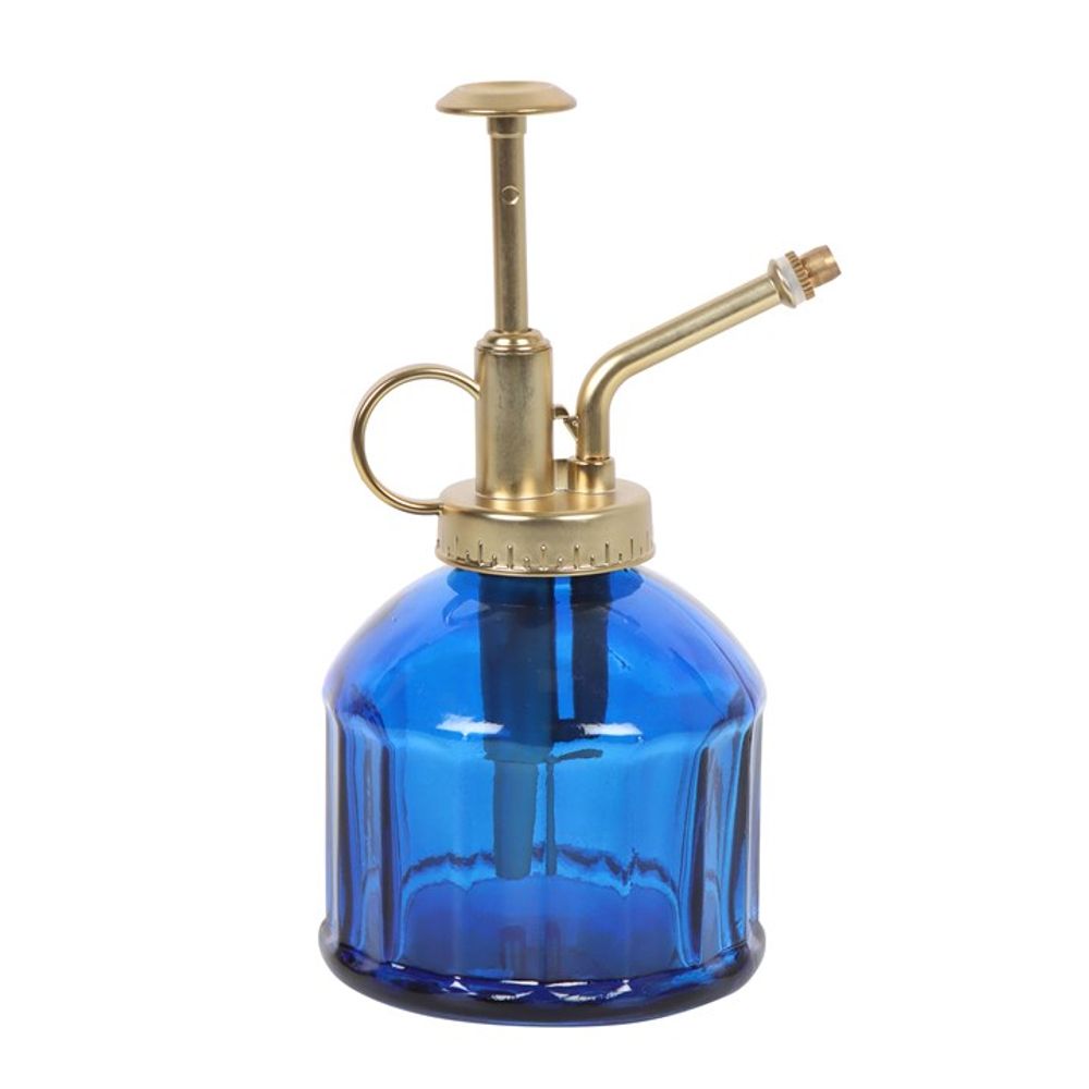 Eleanoras Small Blue Glass Plant Mister Garden Accessories