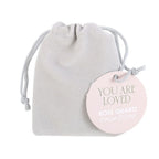 Eleanoras You Are Loved Rose Quartz Crystal Palm Stone Crystals