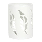 Eleanoras WHITE FEATHER CUT OUT OIL BURNER Oil Burners