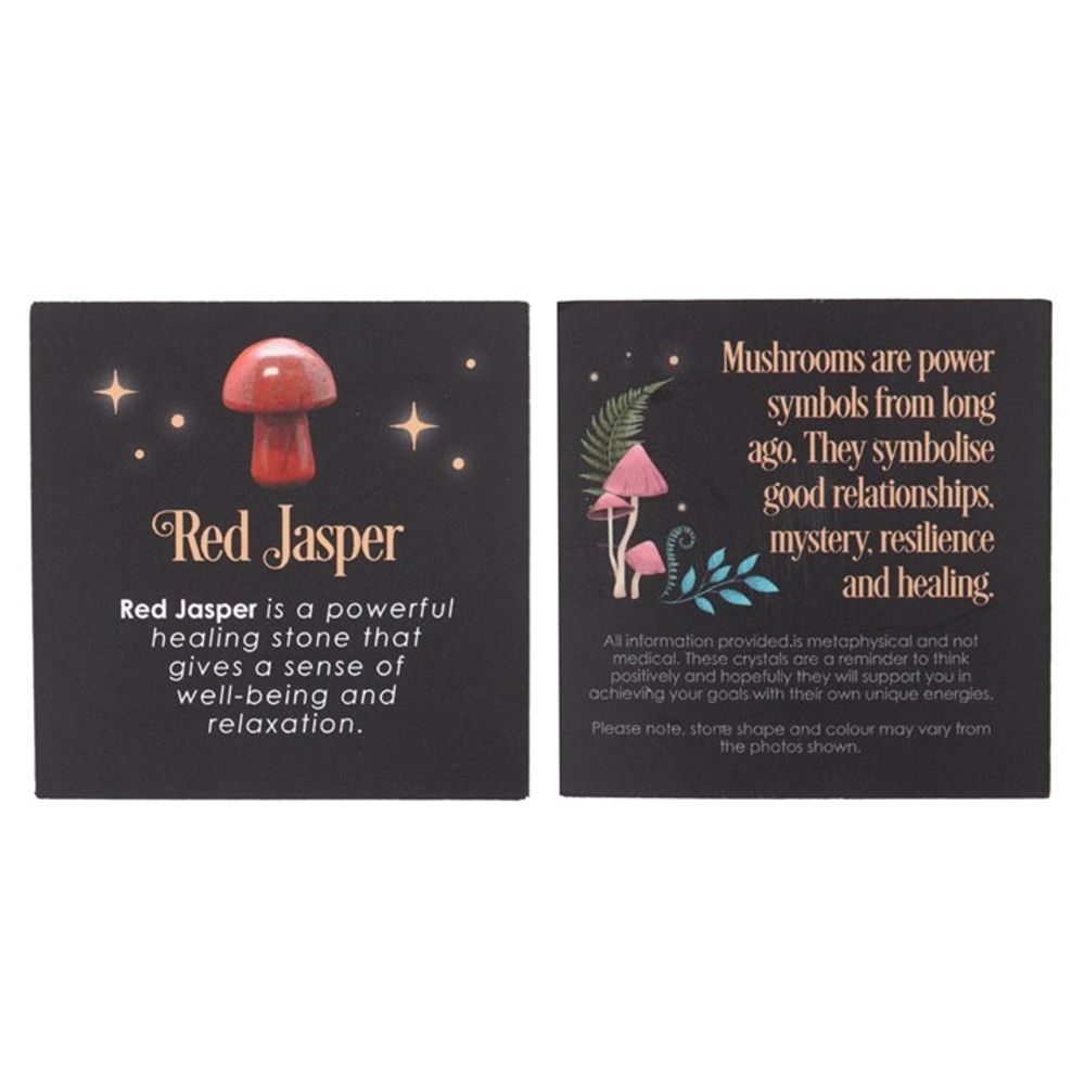 Eleanoras Magical Red Jasper Crystal Mushroom Crystals