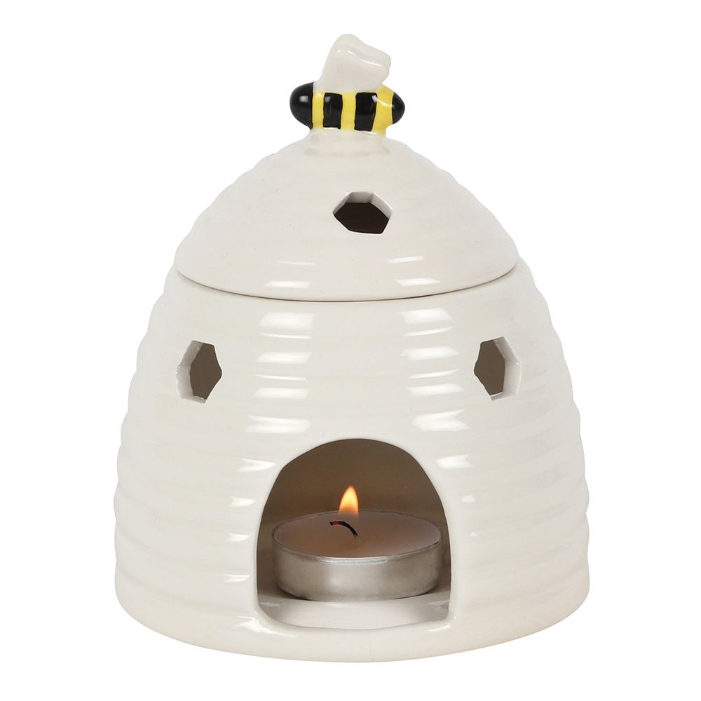 Eleanoras White Beehive Oil Burner Oil Burners