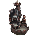 Eleanoras BRONZE EFFECT BUDDHA BACKFLOW INCENSE BURNER Backflow Burners