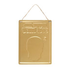Eleanoras ENTRY FEE ONE SHOT HANGING METAL SIGN 