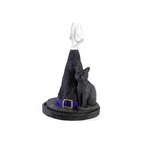 Eleanoras Witch Hat Cat Incense Cone Holder Incense Holders