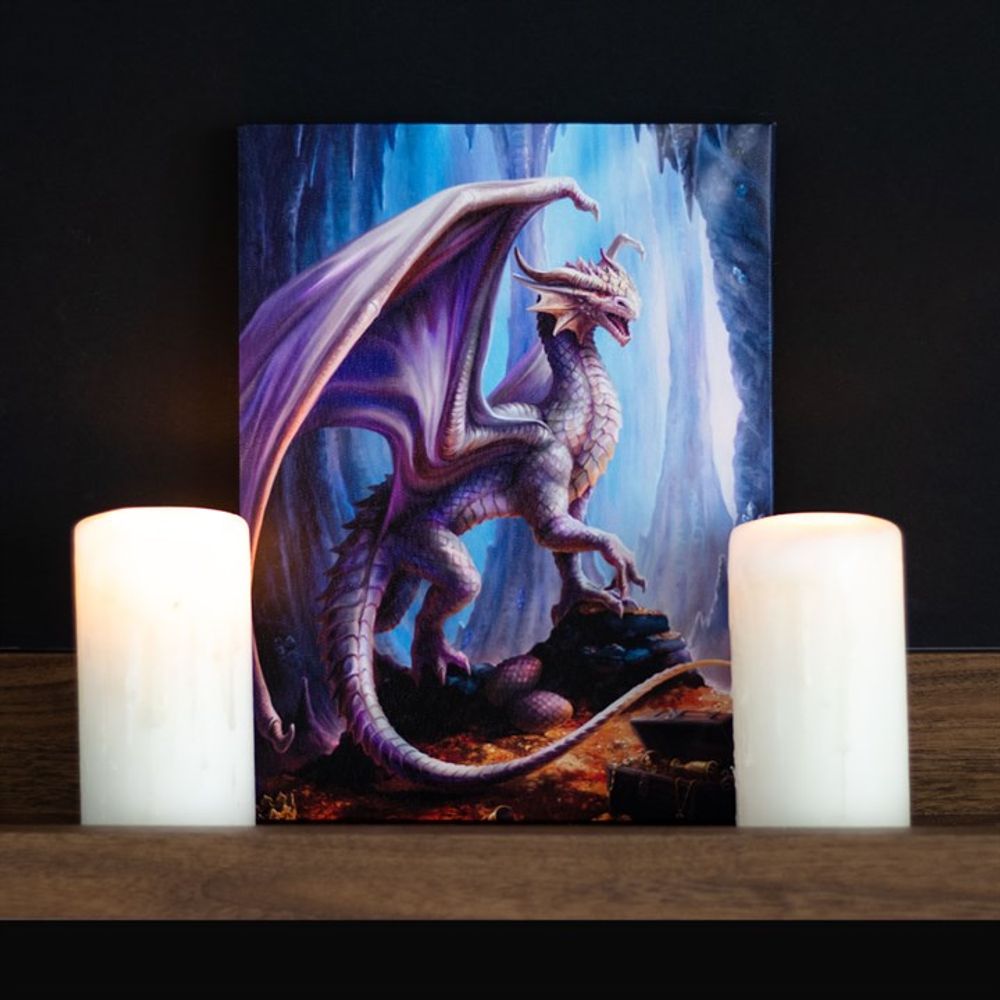 Eleanoras TREASURE TROVE CANVAS PLAQUE BY ANNE STOKES 
