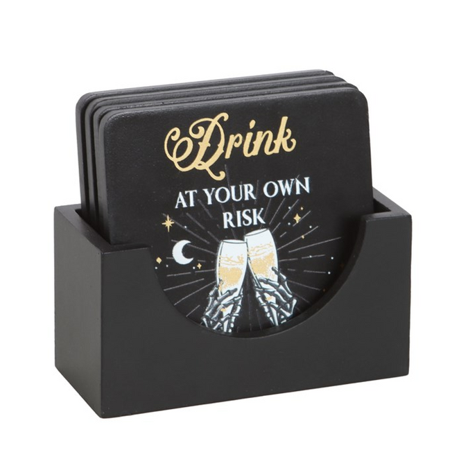 Eleanoras Till Death Do Us Party Coaster Set Coasters