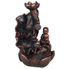 Eleanoras BRONZE EFFECT BUDDHA BACKFLOW INCENSE BURNER Backflow Burners