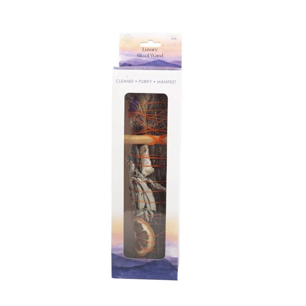 Eleanoras Rosemary, Palo Santo & Adventurine Ritual Wand Smudge Stick  9in Smudge Sticks